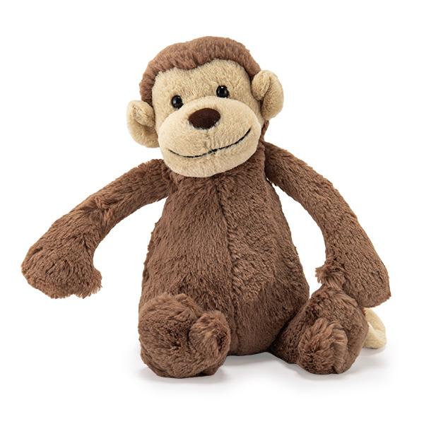 ジェリーキャット Jellycat ぬいぐるみ サル 猿バシュフル Mサイズ 31cm BAS3MK Bashful Monkey 子供｜peeweebaby-gulliver｜02