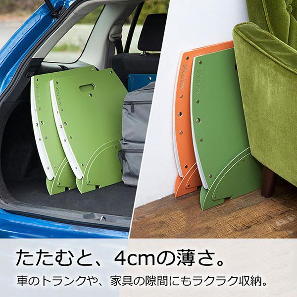 SOLCION（ソルシオン） 簡易トイレに使える 折りたたみイス 折りたたみ