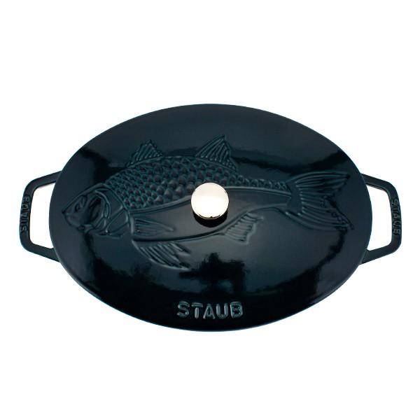 ストウブ Staub オーバルホットプレート 32cm フィッシュ 