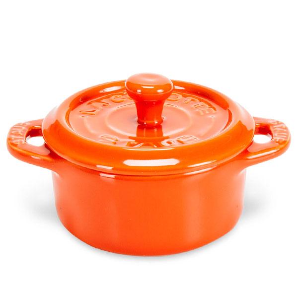 ストウブ　STAUB オレンジ ラウンドココット　20cm 美品　廃番カラー Staub（ストウブ） 【並行輸入品】 セラミック ミニココット 10cm
