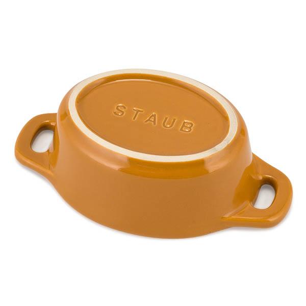 スタウブ　Staub オーバル23cm オレンジ Staub（ストウブ） 【並行輸入品】 在庫限り セラミック ミニ ココット