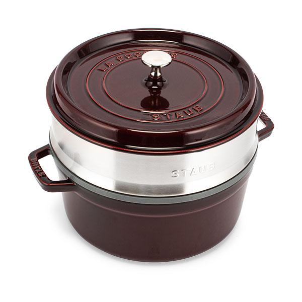 Staub（ストウブ） 【並行輸入品】 鍋 ココットラウンド / スチーマー