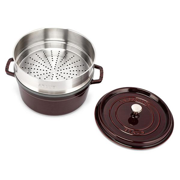 Staub（ストウブ） 【並行輸入品】 鍋 ココットラウンド / スチーマー