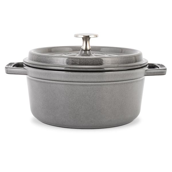 【お盆限定SALE‼️】STAUB ピコ・ココット ラウンド グレー 26cm Staub（ストウブ） お盆も休まず配送 【並行輸入品】 鍋 ピコ