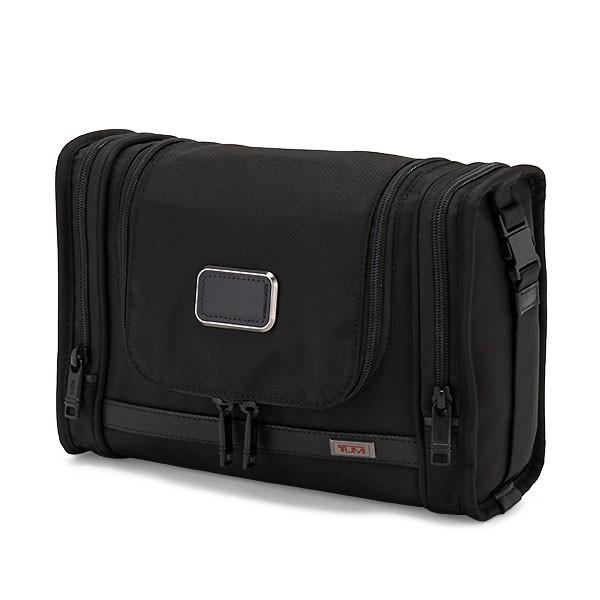 7日間限定ポイントUP 【並行輸入品】 トゥミ TUMI ポーチ ALPHA 3 ハンギング トラベル キット アルファ 3 ブラック Black 小物 収納 出張 バレンタインの画像
