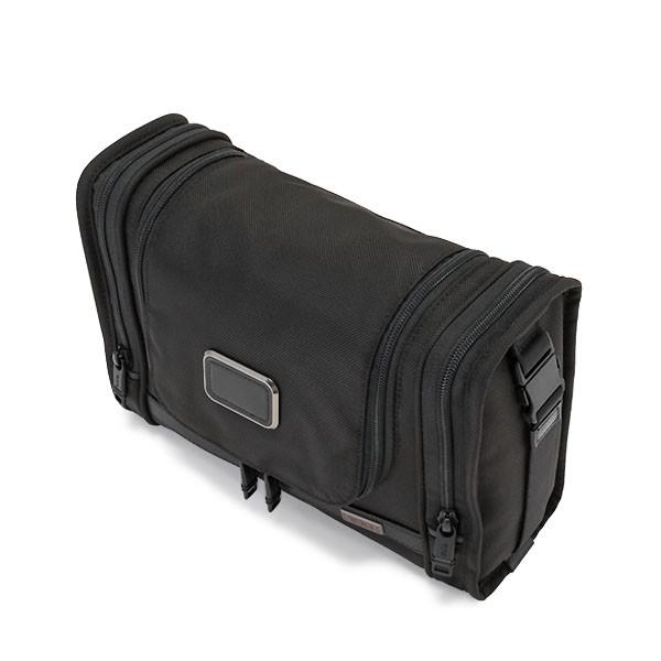 7日間限定ポイントUP 【並行輸入品】 トゥミ TUMI ポーチ ALPHA 3 ハンギング トラベル キット アルファ 3 ブラック Black 小物 収納 出張 バレンタインの画像