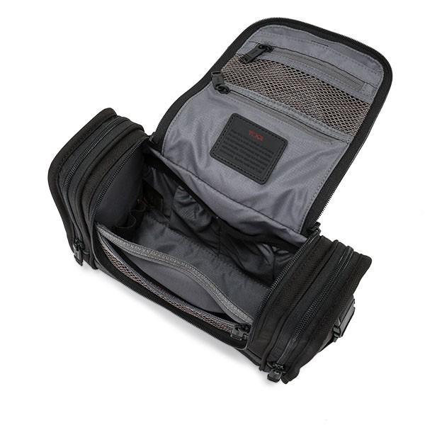 7日間限定ポイントUP 【並行輸入品】 トゥミ TUMI ポーチ ALPHA 3 ハンギング トラベル キット アルファ 3 ブラック Black 小物 収納 出張 バレンタインの画像