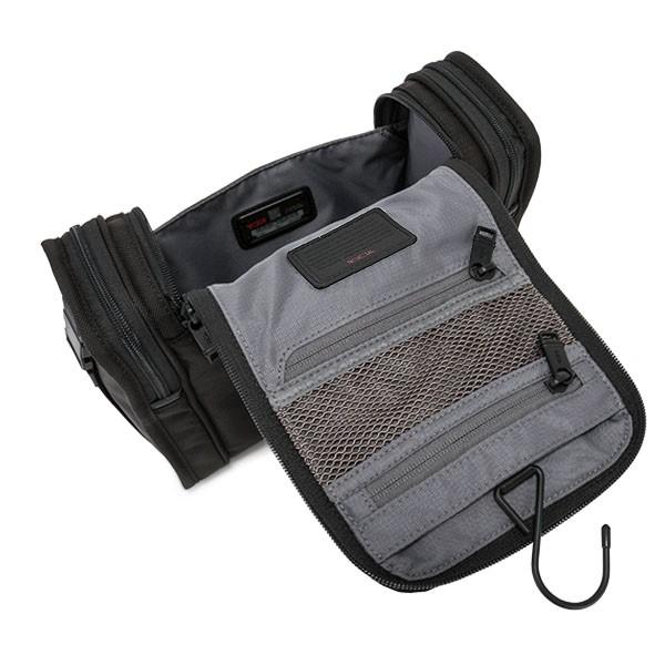 7日間限定ポイントUP 【並行輸入品】 トゥミ TUMI ポーチ ALPHA 3 ハンギング トラベル キット アルファ 3 ブラック Black 小物 収納 出張 バレンタインの画像