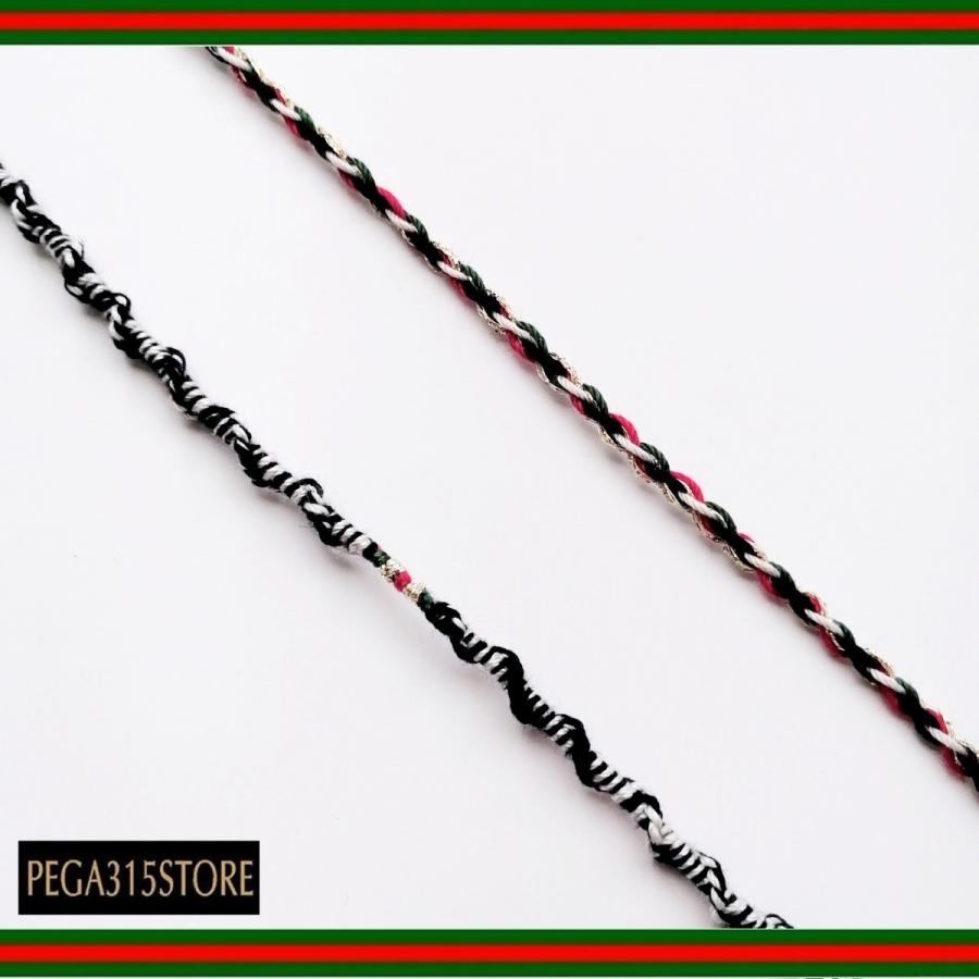 ミサンガ アンクレット アンクレット ミサンガ 足首 メンズ グッチカラー3本ライン