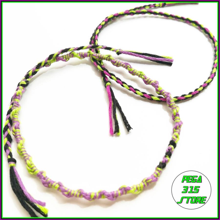 アンクレット ミサンガ ３本ライン ２本セット メンズ マーブル紫緑 Anklet085 送料無料 Anklet085 Pega315store 通販 Yahoo ショッピング