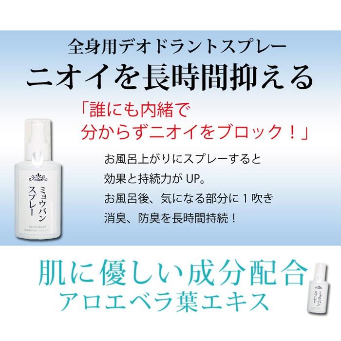ミョウバンスプレー100ml（約3か月分) ミョウバン スプレー わきが