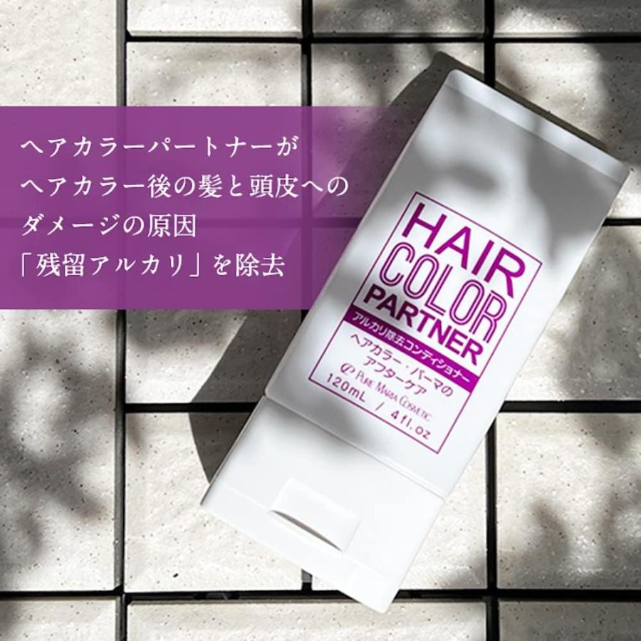 ヘアカラーパートナー 120ml 白髪染め カラー後専用コンディショナー