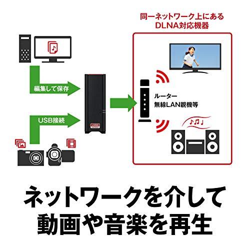 BUFFALOネットワークハードディスク NAS　LS510D0401G 4TB BUFFALO バッファロー NAS スマホ/タブレット/PC対応