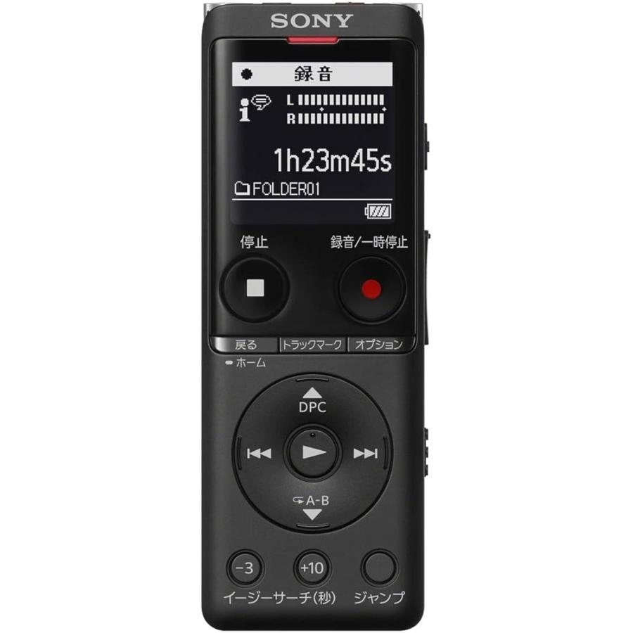(未使用･未開封品)ソニー ICレコーダー 4GB 薄型・軽量/Sマイク・システム / 最大22時間連続使用 クリアボイス機能搭載 ブラック ICD-UX570F B SONY（ソニー） ICレコーダー 4GB 薄型・軽量/Sマイク・システム