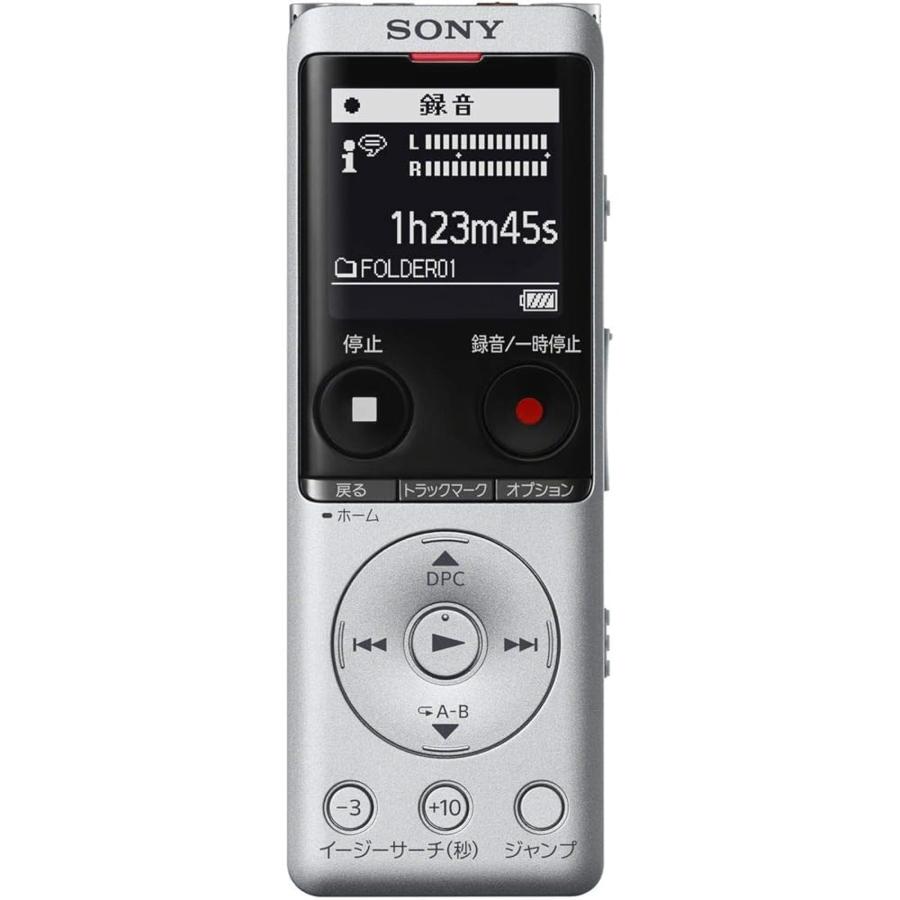 SONY ステレオICレコーダー　ICD-UX570F ② SONY（ソニー） ICレコーダー 4GB 薄型・軽量/Sマイク・システム