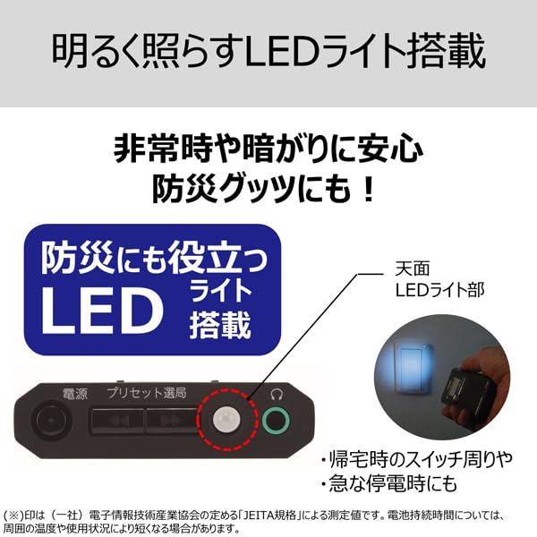 TOSHIBA（東芝） ポケットラジオ TY-SCR5(K) 小型 携帯ラジオ FM/AM