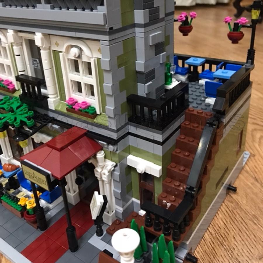 国内発送 レゴ互換 ブロック パリのレストラン 10243 KING社製 国内  