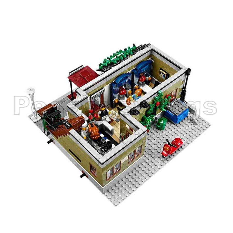 国内発送 レゴ互換 ブロック パリのレストラン 10243 KING社製 国内  