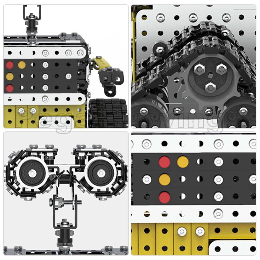 メタルパズル リモコン ロボット 470ピース 金属パズル ボルト ナット