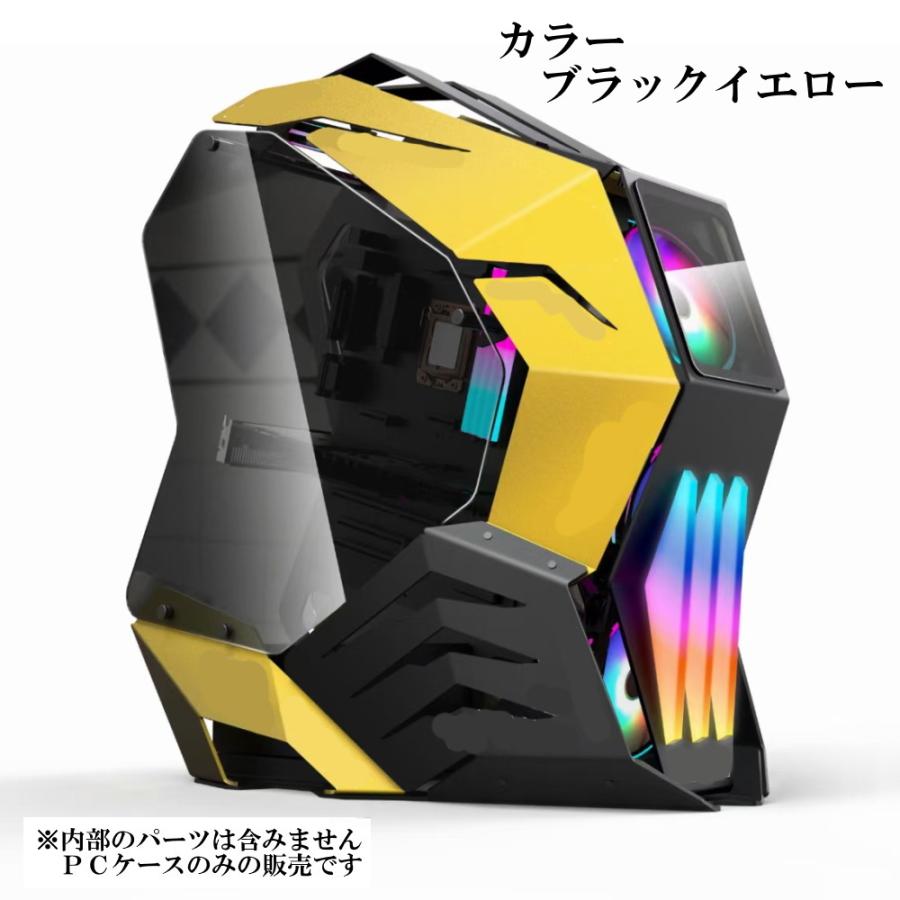 PCケース ゲーミングケース セミオープンケース LEKRS社製 ギガント