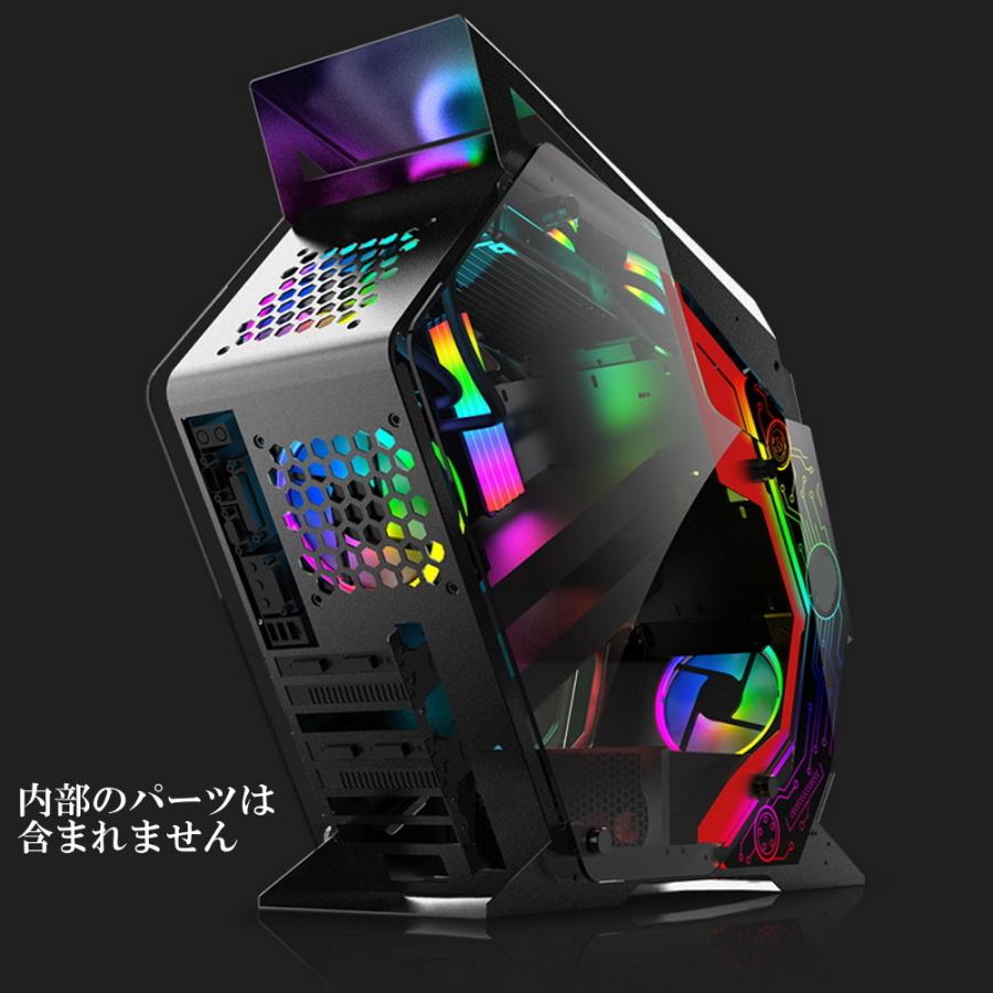 PCケース ゲーミング セミオープンケース JiaZhan社製 ビースト PCケース ゲーミング セミオープンケース JiaZhan社製 ビースト