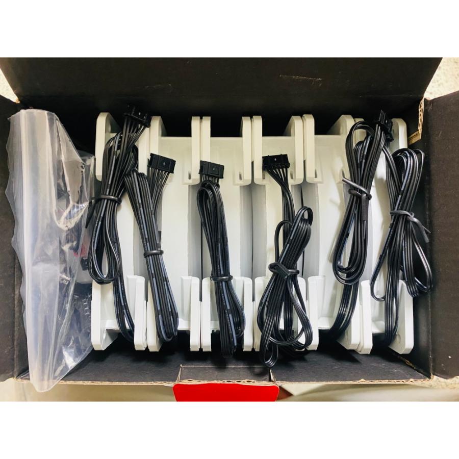 PCファン ゲーミング ケースファン ホワイトフレーム 120mm