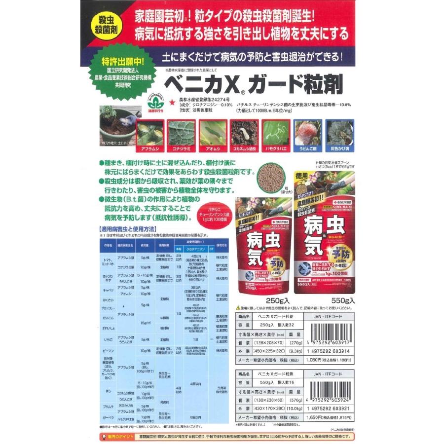 KINCHO園芸 （送料無料）ベニカXガード粒剤 550g クリック