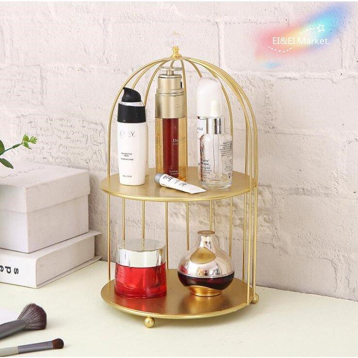 コスメボックス メイクボックス 化粧ボックス 収納箱 化粧品入れ 小物入れ鳥籠タイプ 収納箱 化粧箱 化粧台 収納 化粧品入れ 小物入れ 2階 Zys0724b ピーグッズ 通販 Yahoo ショッピング