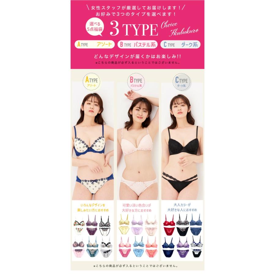 期間限定10 Off 福袋 21 レディース ブラジャー ショーツセット 5点セット 下着 福袋 レディース セット ブラジャー ショーツ A65 F95 Happybag Peiv 通販 Yahoo ショッピング
