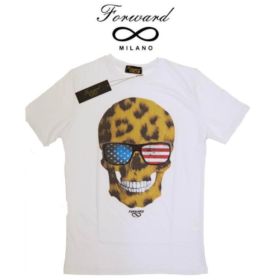 Forward Milano フォワードミラノ 半袖 Tシャツ メンズ スカル Usa サングラス クルーネック プリント カットソー カラフル Peiv 1178 Peiv 通販 Yahoo ショッピング
