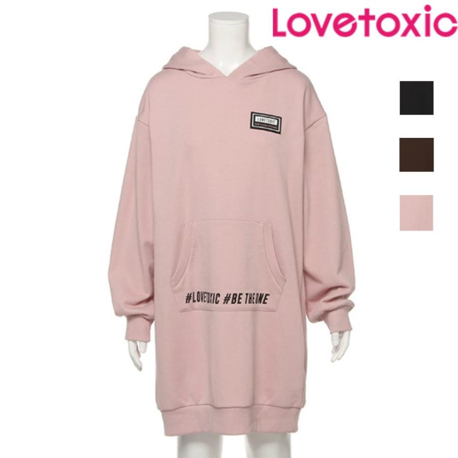 Lovetoxic裏毛転写フォトバックプリントパーカーワンピース ラブトキシック Lovetoxic Peiv 1266 Peiv 通販 Yahoo ショッピング