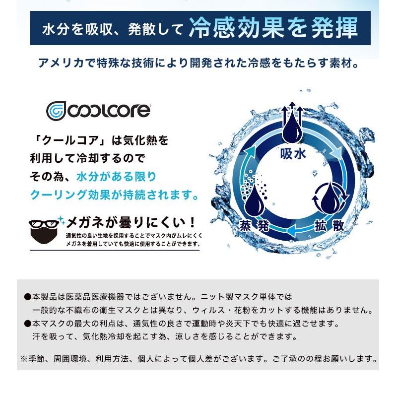 クールコアマスク Coolcore マスク冷感 クーリングマスク 夏マスク 冷却 M L 白 黒 ブルー 洗える Uvカット 熱中症対策 8個までネコポス Peiv 1417 Peiv 通販 Yahoo ショッピング