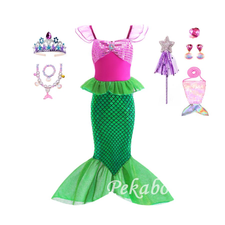 子供 プリンセス ドレス アリエル マーメイド 人魚 姫様 女の子 子供 プリンセス ドレス アリエル マーメイド 人魚 姫様 女の子