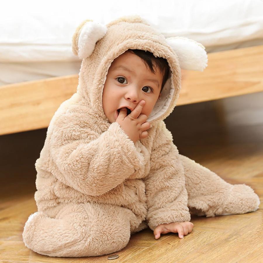 出産祝い カバーオール ロンパース ベビー服 秋冬 赤ちゃん 着ぐるみ 新生児服 防寒着 フードニット オールインワン 長袖 お出掛け お宮参り 66 73 80 91fyt333 Pekabo 通販 Yahoo ショッピング