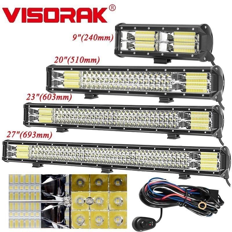 高質で安価 ライト Led Visorak 9 21 23 27 ライトバー オフロード Led ワークライト Suv Atv 4wd 4 4 車 カーパーツ 人気満点 Acosulbn Com Br