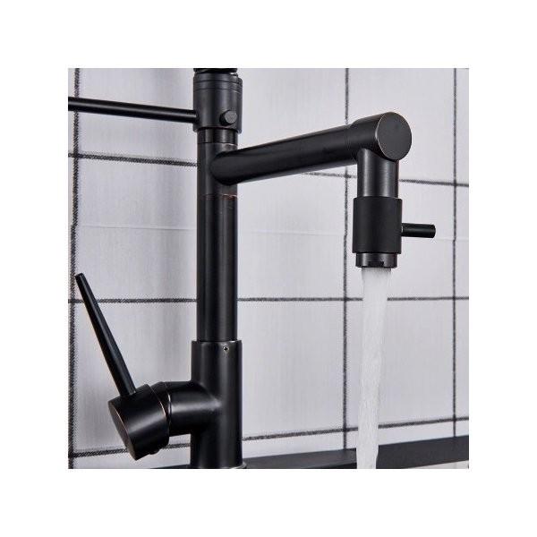 キッチン蛇口 水栓 シンク蛇口 360 回転蛇口 Blackend 7 21 ペコーマート 通販 Yahoo ショッピング