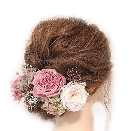 激安の Lulu S ルルズ ヘッドドレス プリザーブドフラワー ウェディング ブライダル アクセサリー 花冠 クラウドピンク Lulu S 147 お1人様1点限り Artmedia Ba