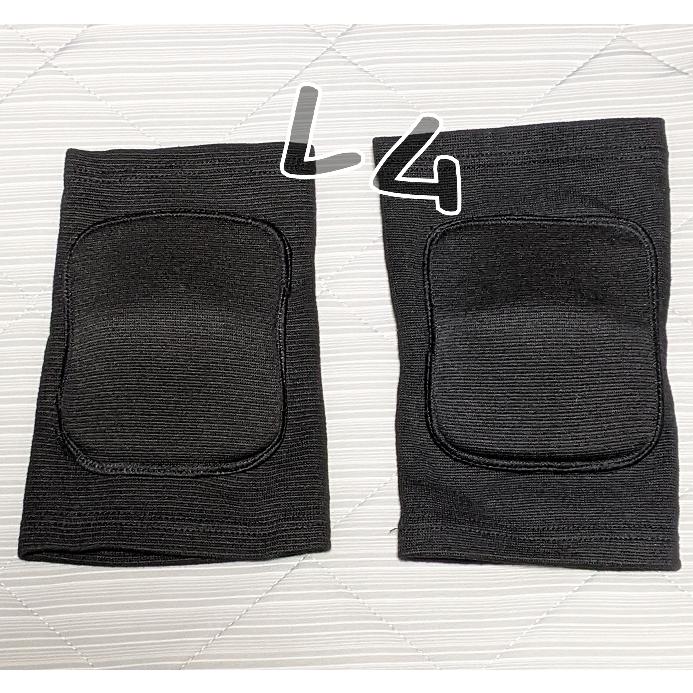 Lサイズ 2個セット 黒色 ブラック 膝サポーター 男女兼用 No.906