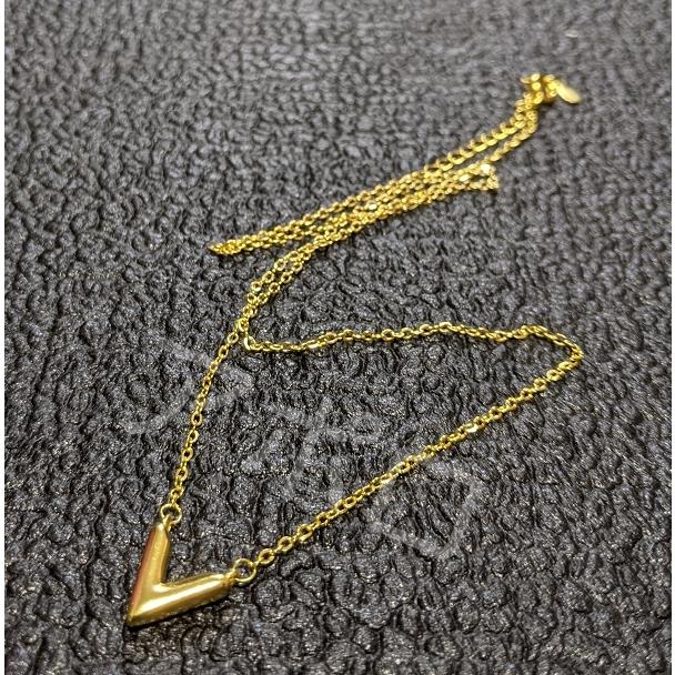 2点セット】 V字 レディース 男女兼用 メンズ ネックレス