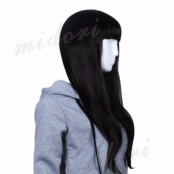 黒髪 ぱっつん 前髪 ウィッグ ロング ストレート 黒 ロング レディース メンズ 男性 女性 女装 かつら 黒 ブラック No 21ブラック P80t6002v2 価格トライアル ペコ太郎 300円 通販 Yahoo ショッピング