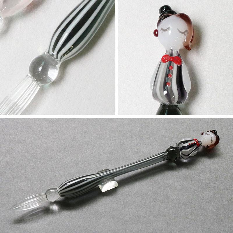 glasskaoria】グラスカオリア ガラスペン おしゃLady モガちゃん ら  