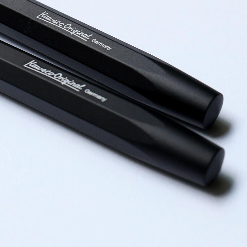 【正規販売店】KAWECO カヴェコ ORIGINAL オリジナル 万年筆 060 標準型  軽量 アルミ ８面体 ブラック 黒 筆記具 ギフト プレゼント お祝い ビジネスの画像