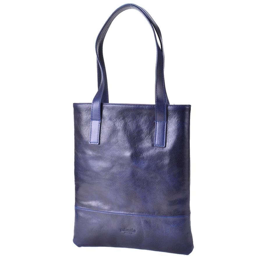 ブラック ostinato イタリア製 レザー トートバッグ / ビジネス