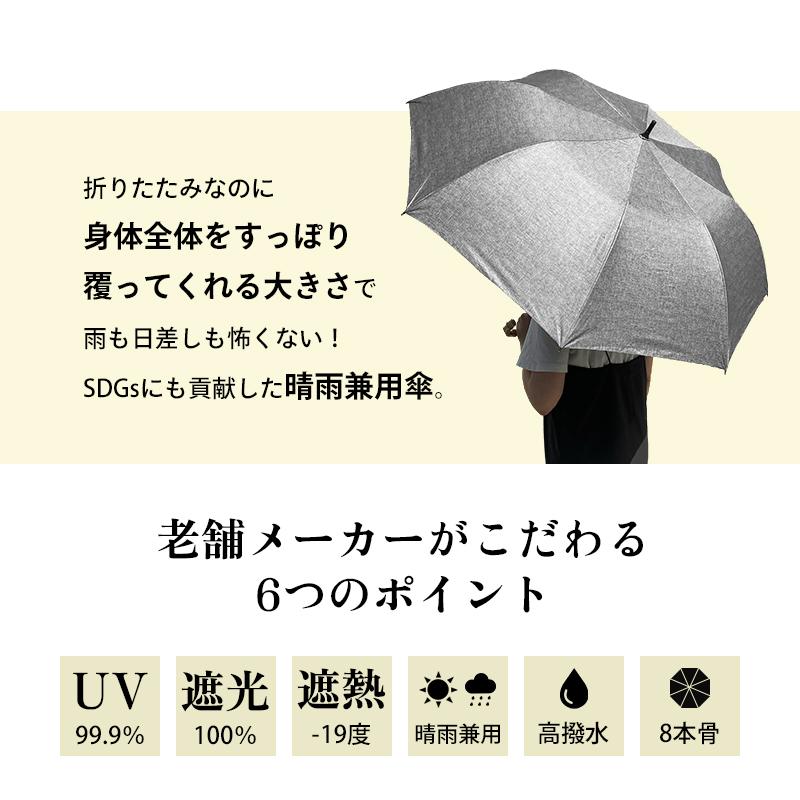 スギタ 一級遮光 日傘 雨傘 遮熱 遮光 99.99％ UVカット【正規販売 