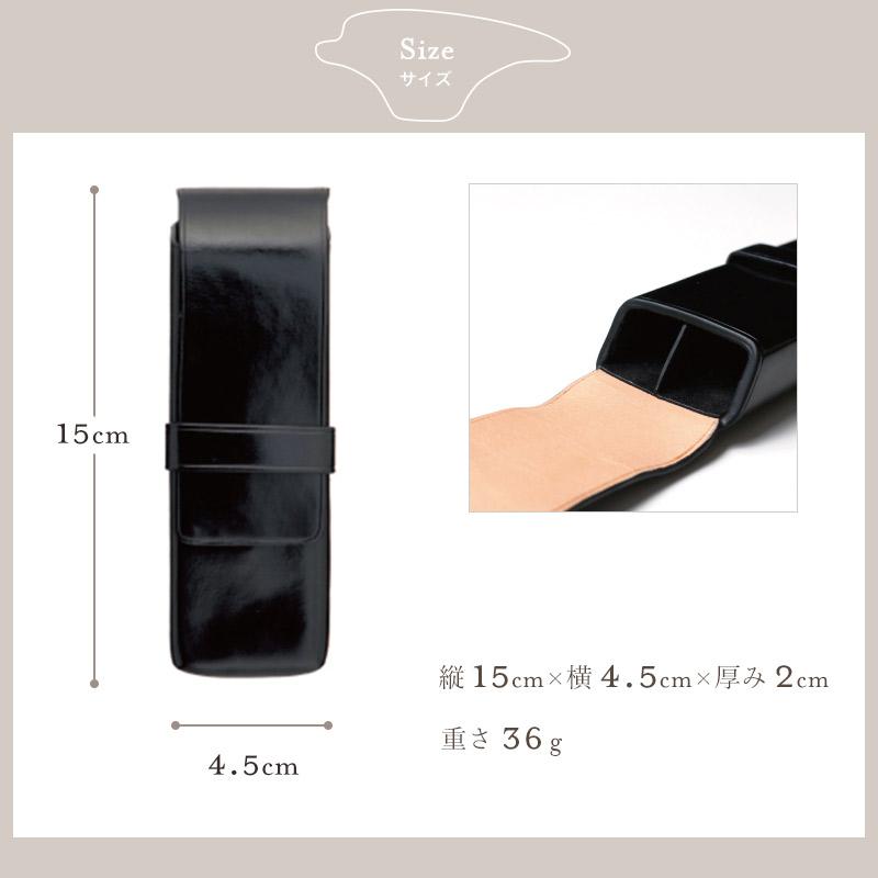公式 イルブセット Il Bussetto ペンケース 2本用 仕切り付き 本革