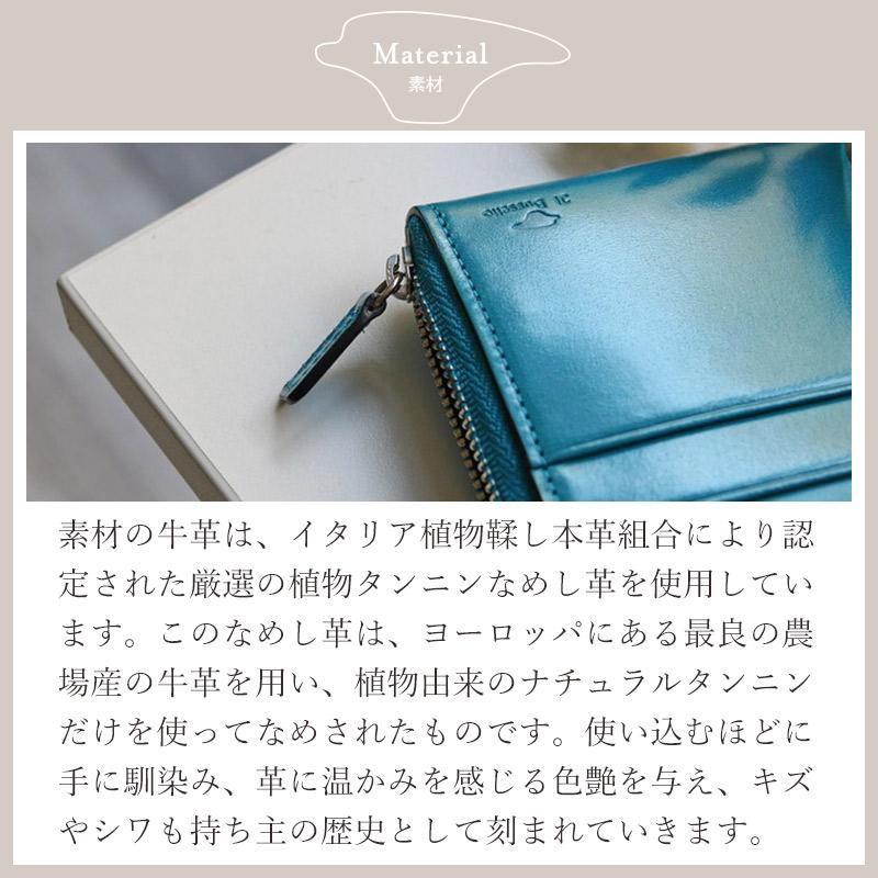 il bussetto ダークブルー レザー 長財布 IL BUSSETTO（イルブセット