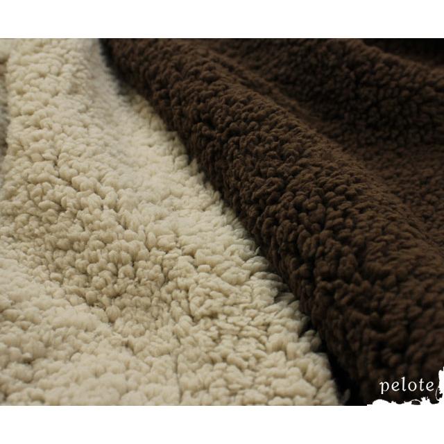 ボア 生地 布 シープボア 142cm幅 片面起毛 冬生地 もこもこ 毛足