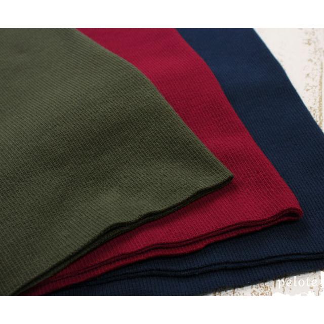 ニット 生地 リブニット 40スパンテレコ 付属ニット 日本製 服 伸縮性