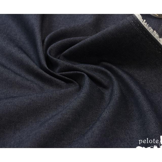 洋服づくりに 生地 布 T/C ツイル カラーデニム 無地 色落ちしない