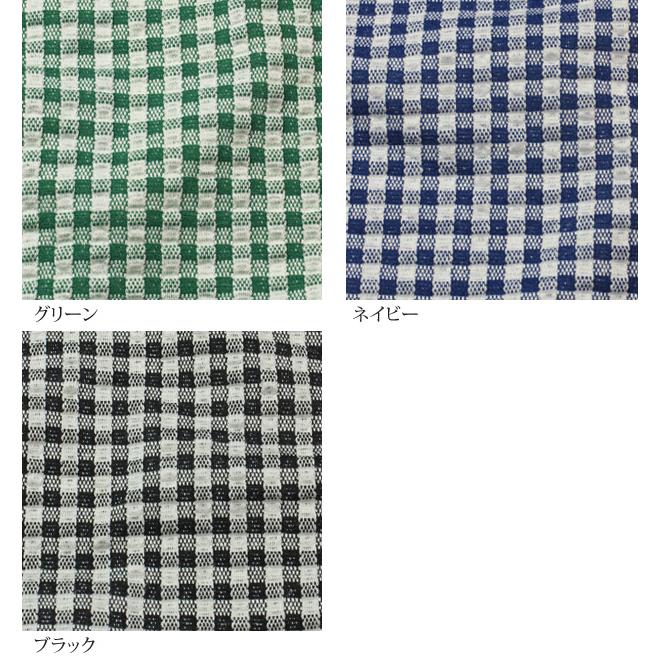 PEARLY GATES クールマックスサッカー ギンガムチェックプリント 夏服や犬服づくりに 吸水速乾 薄手 ニット 生地 クールマックス